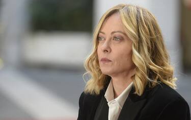 ROMA - Palazzo Chigi la Presidente del Consiglio Giorgia Meloni riceve  il Presidente della Repubblica Slovacca (ROMA - 2025-01-14, Stefano Carofei) p.s. la foto e' utilizzabile nel rispetto del contesto in cui e' stata scattata, e senza intento diffamatorio del decoro delle persone rappresentate