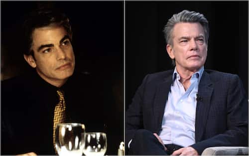 Peter Gallagher ieri e oggi