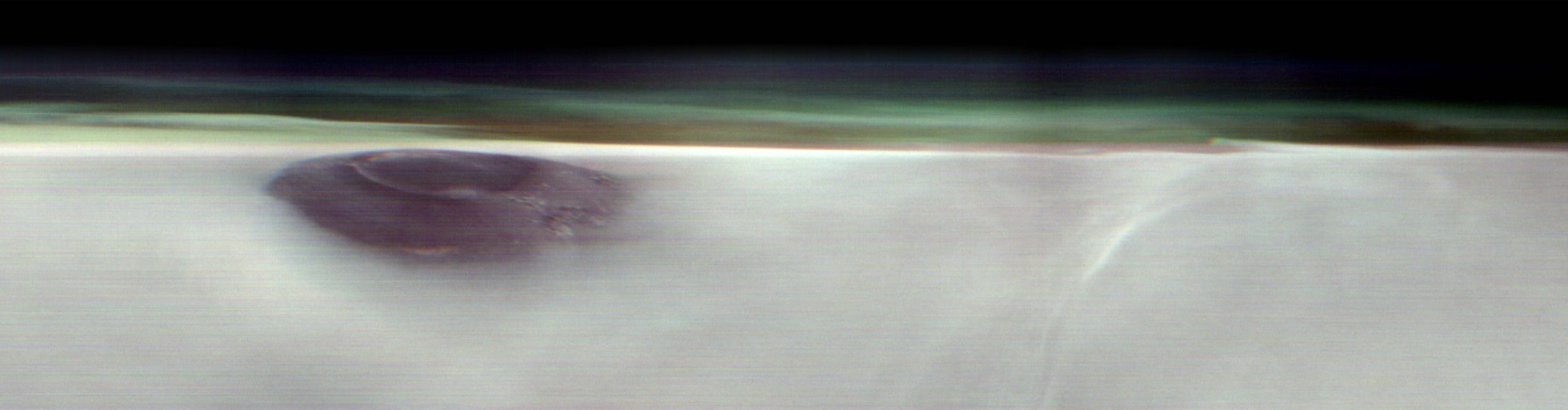 L'immagine scattata dalla sonda Mars Odyssey