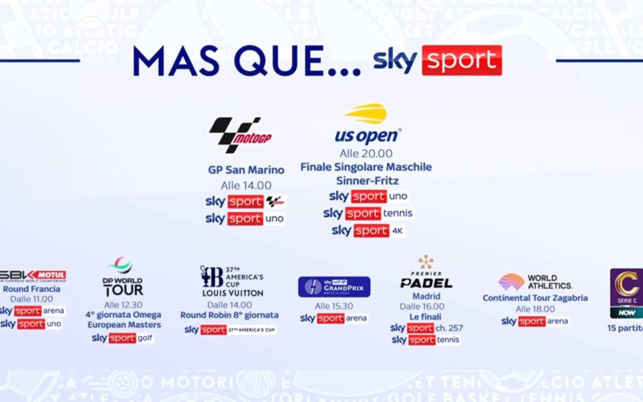 Sarà una super domenica su Sky: la programmazione