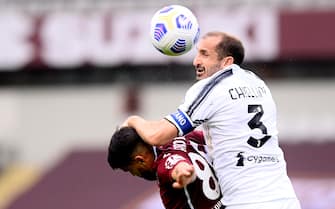 Il difensore della Juventus Giorgio Chiellini