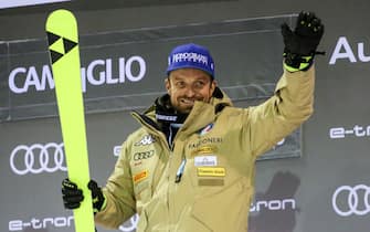 moelgg manfred ita ninth the migliore degli italiani on 3tre during FIS AUDI World Cup - 3Tre - Night Men Slalom, Ski in Madonna di Campiglio, Italy, January 08 2020