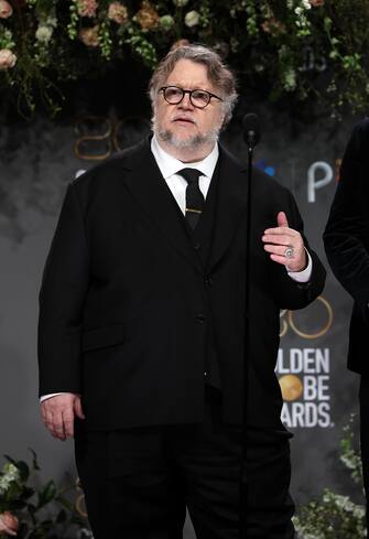 Beverly Hills, CA  - Celebrities are seen during the 80th Annual Golden Globe Awards® show at the Beverly Hilton in Beverly Hills.

Pictured: Guillermo del Toro

BACKGRID USA 10 JANUARY 2023 

BYLINE MUST READ: The Grosby Group / BACKGRID

USA: +1 310 798 9111 / usasales@backgrid.com

UK: +44 208 344 2007 / uksales@backgrid.com

*UK Clients - Pictures Containing Children
Please Pixelate Face Prior To Publication*