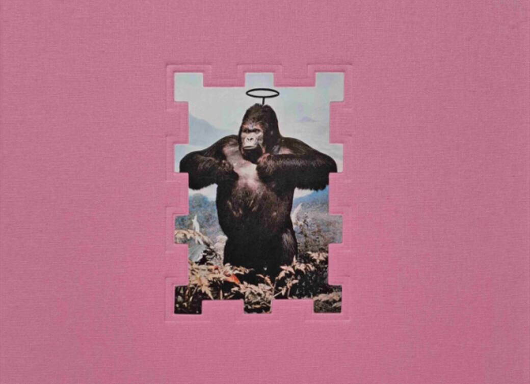 Un dettaglio della copertina di “Mendini”