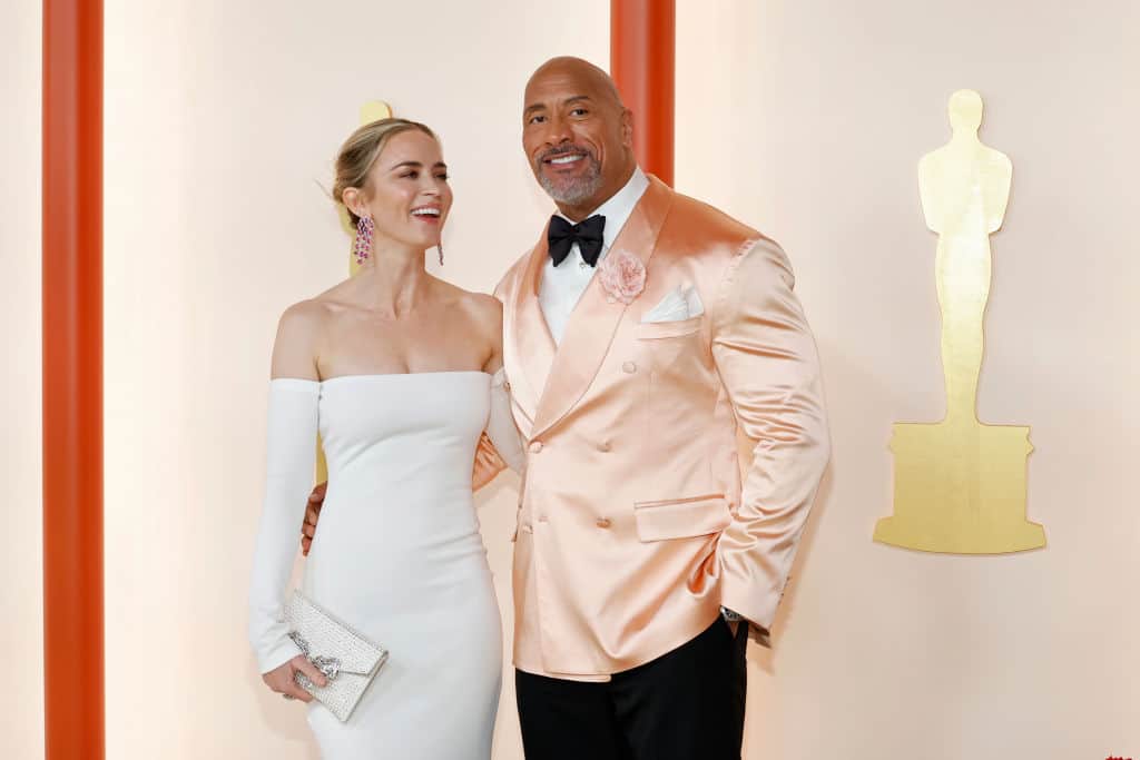 Emily Blunt e Dwayne Johnson