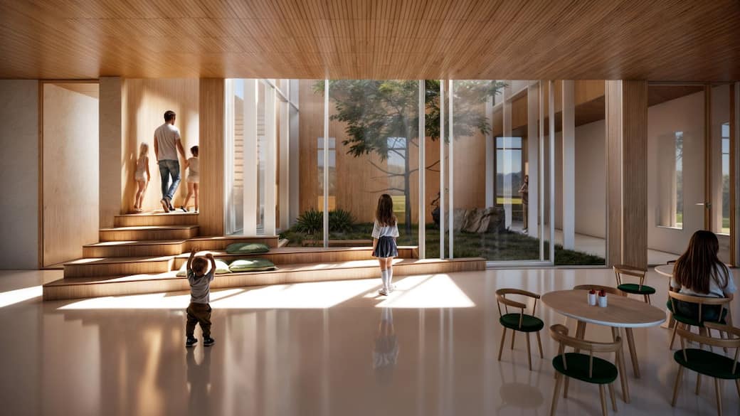 render LAP architettura