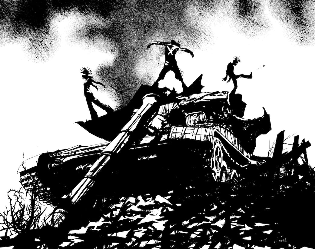 Un dettaglio della copertina di “Guerra giusta”