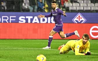 Fiorentina's foward Nicolas Gonzalez in action during the Serie A soccer match ACF Fiorentina vs SS Lazio at Artemio Franchi Stadium in Florence, Italy, 26 February 2024
ANSA/CLAUDIO GIOVANNINI