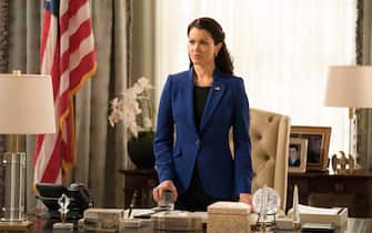SCANDAL - "The People v. Olivia Pope" - When Olivia agrees to join Fitz in Vermont for what she thinks will be a relaxing getaway, she is shocked to find that her closest friends have orchestrated a relentless intervention. Back in Washington, Cyrus finally reveals his suspicions to Mellie about Olivia and Jake's extracurricular activities, on "Scandal," airing THURSDAY, FEB. 1 (9:00-10:00 p.m. EST), on The Disney General Entertainment Content via Getty Images Television Network. (Mitch Haaseth/Disney General Entertainment Content via Getty Images)
BELLAMY YOUNG