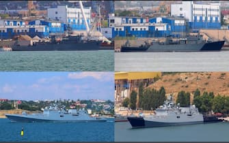 Le navi Makarov e Gobulets, prima e dopo