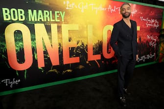 LOS ANGELES, CALIFORNIA - FEBRUARY 06: Kingsley Ben-Adir attends the Los Angeles Premiere of "Bob Marley: One Love" at Regency Village Theatre on February 06, 2024, in Los Angeles, California. (Photo by Phillip Faraone/Getty Images for Paramount Pictures)