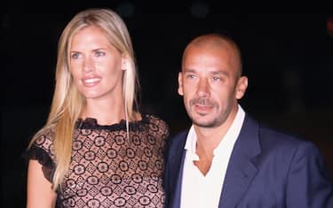 Soccer Player Gianlucca Vialli and Cathryn White-Cooper (Photo by Kurt Krieger/Corbis via Getty Images)