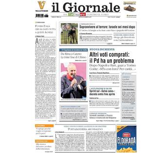 la prima pagina de il giornale