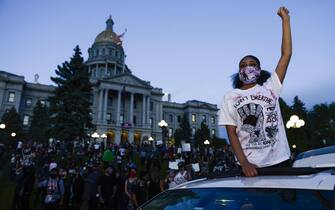 US-PROTESTS-CONTINUE-AT-CAPITOL-IN-DENVER-IN-AFTERMATH-TO-DEATH-