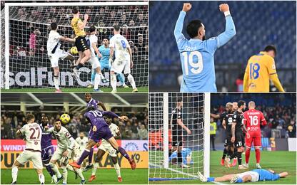 Serie A: Genoa-Inter e Napoli-Monza pari, ok Fiorentina e Lazio. VIDEO