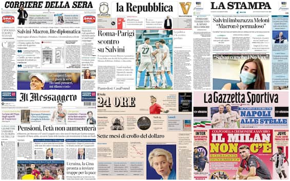 Le prime pagine dei quotidiani di oggi 24 agosto: la rassegna stampa di Sky TG24 Le prime pagine dei quotidiani di oggi 24 agosto: la rassegna stampa di Sky TG24