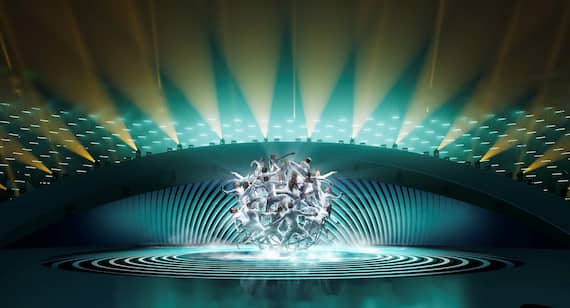 Render cerimonia di Apertura dei Giochi Paralimpici Invernali di Milano Cortina 2026. Crediti Filmmaster