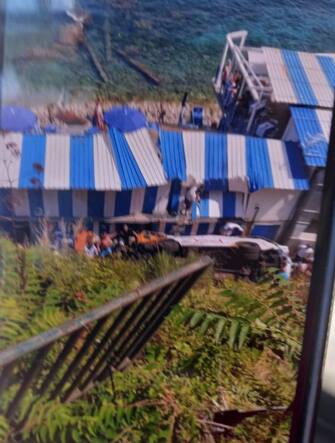 Bus precipitato a Capri