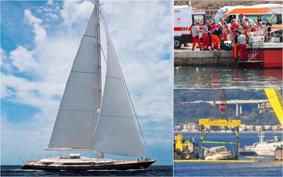 Naufragio dello yacht Bayesian a Palermo, dall