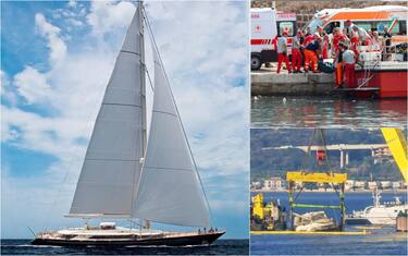 lo yacht affondato a largo di Palermo