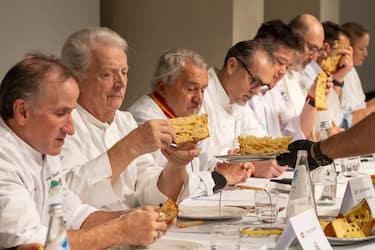 La giuria internazionale del "Panettone tradizionale" 