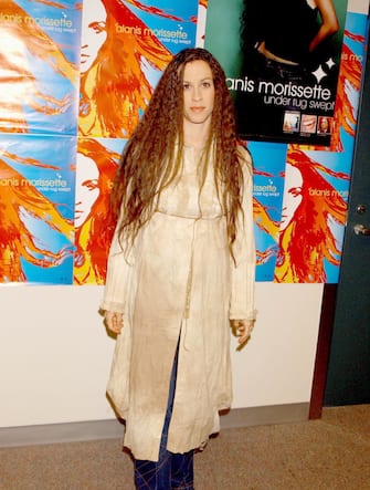 (NO CANADIAN SALES)    Alanis Morissette during Alanis Morissette releases "Under Rug Swept" CD at the Rogers Media Building in Toronto, Canada.  (Photo by George Pimentel/WireImage)