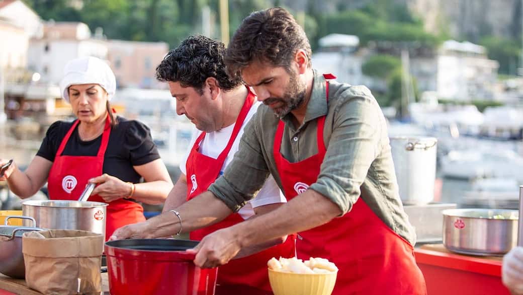Esterna a Vico Equense: Fabio, Luciano e Milenys