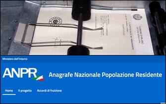 Un certificato anagrafico