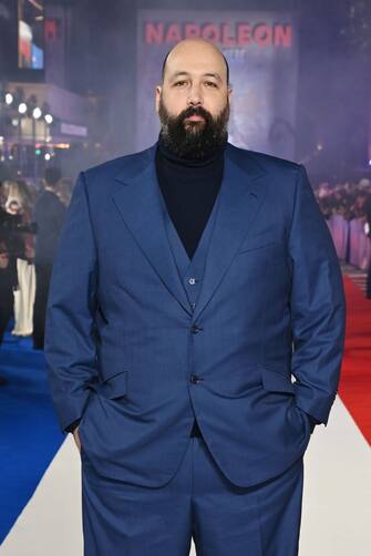 LONDON, ENGLAND - NOVEMBER 16: Youssef Kerkour attends the UK Premiere of "Napoleon" at Odeon Luxe Leicester Square on November 16, 2023 in London, England. (Photo by Dave Benett/Getty Images for Apple)