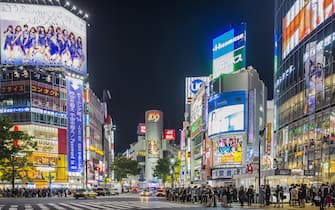 Japan, Tokyo . Shibuya, Shibuya crossing