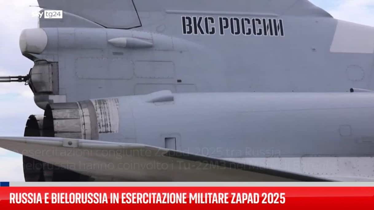 Russia e Bielorussia in esercitazione militare Zapad 2025 | Video Sky TG24