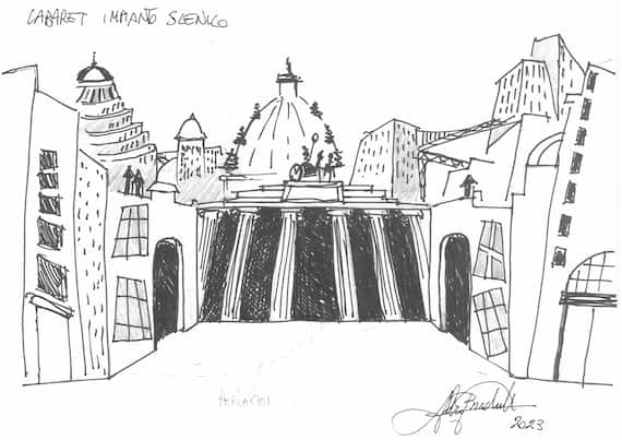 Arturo Brachetti, idea scenografica per “Cabaret” The Musical 2023