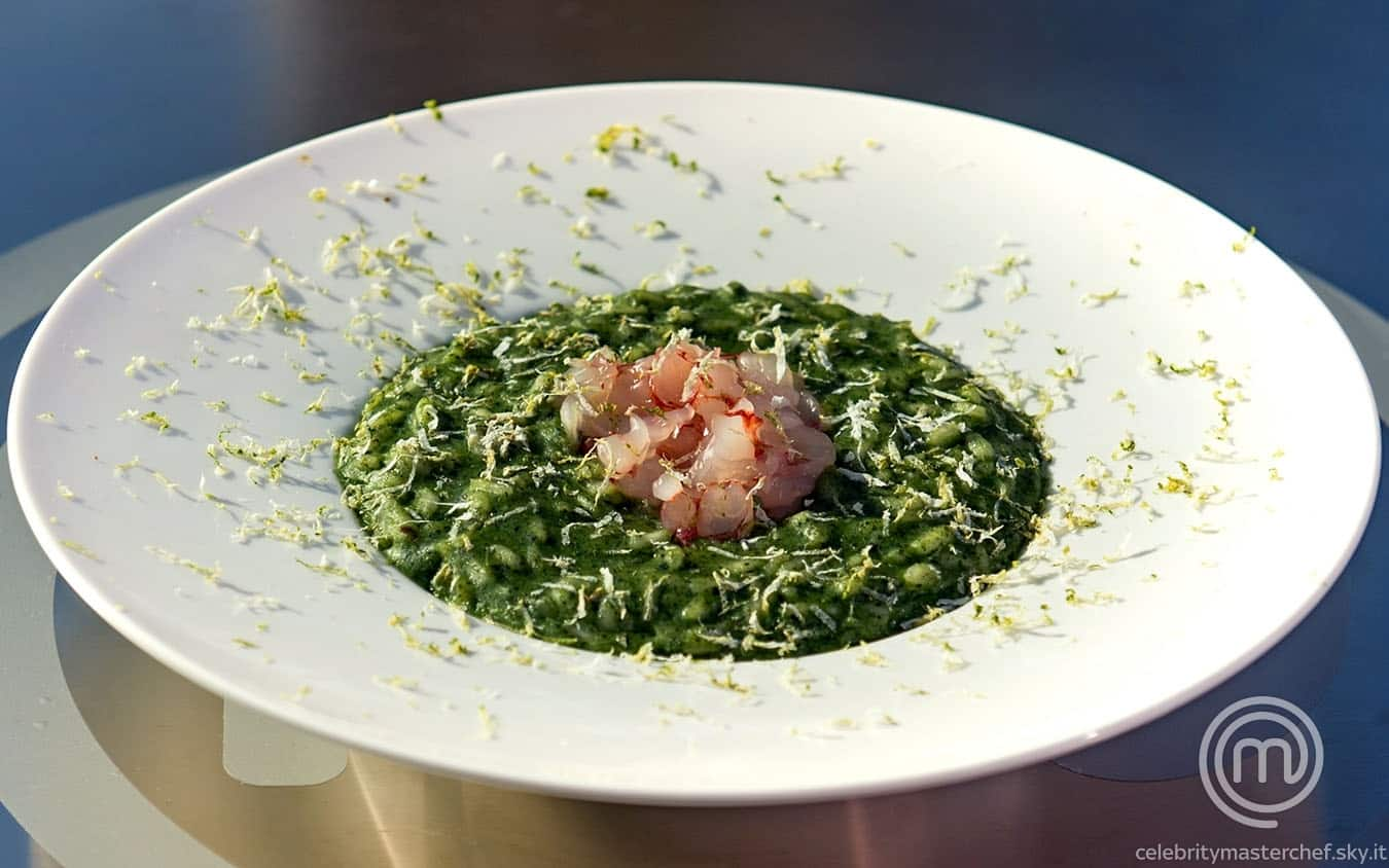 Risotto al mare verde