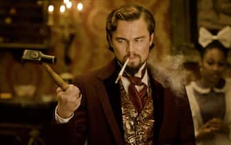 Leonardo DiCaprio in una scena di Django Unchained