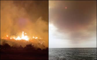 Incendi Calabria e Sicilia