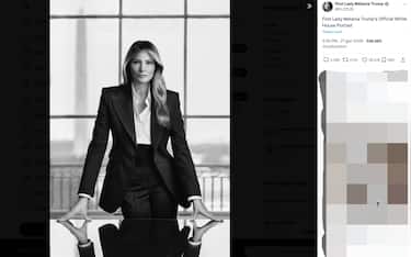 ritratto melania trump