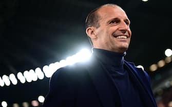 Juventus coach Massimiliano Allegri from Italy looks on ahead of the Italian Cup semi-final first leg football match between Juventus and Inter Milan on April 4 2023 at the "Allianz Stadium" in Turin. (Photo by Marco BERTORELLO / AFP) (Photo by MARCO BERTORELLO/AFP via Getty Images)