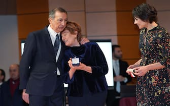 Milano - Consegna degli Ambrogini d'\'' Oro di parte del sindaco Giuseppe Sala e Elena Buscemi al Teatro Dal Verme, nella foto Medaglia D'\'' Oro Mario Antonia Madella Noja (Milano - 2024-12-07, Duilio Piaggesi) p.s. la foto e'\'' utilizzabile nel rispetto del contesto in cui e'\'' stata scattata, e senza intento diffamatorio del decoro delle persone rappresentate