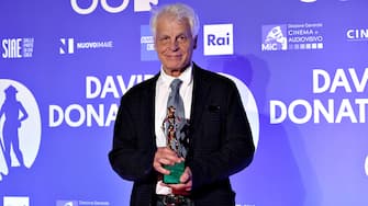 ROME, ITALY - MAY 10: Michele Placido attends the 68th David Di Donatello winners photocall on May 10, 2023 in Rome, Italy. (Photo by Franco Origlia/WireImage,)