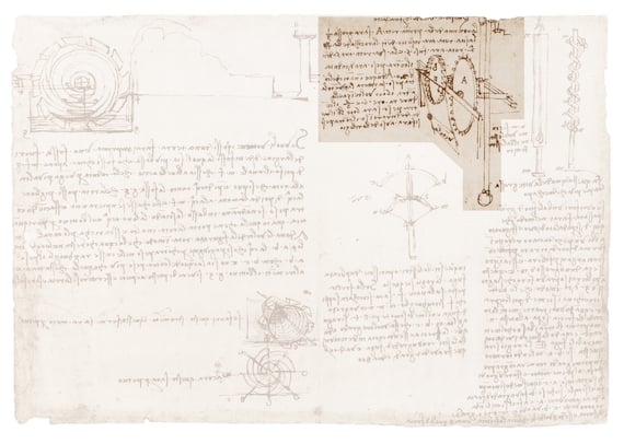 Codice Atlantico 754r. Credit Ufficio Stampa Museo Leonardo3