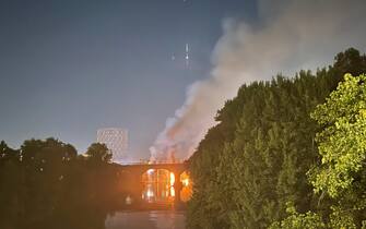 incendio ponte roma