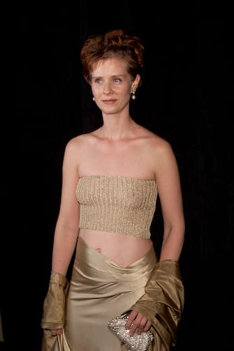 Actress Cynthia Nixon (wearing Pamela Dennis) at the Second Annual Directors Guild of America Honors, at The Grand Hyatt in New York City. 12/10/2000. Photo: Evan Agostini/Getty Images