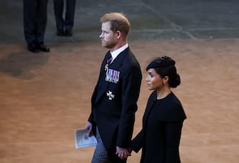Harry e Meghan ai funerali della regina Elisabetta