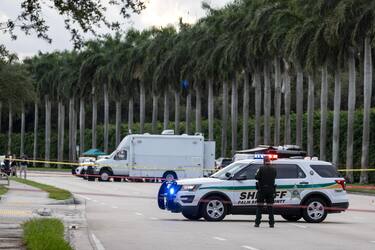 Spari vicino al golf club di Trump