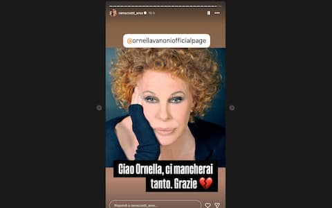 Ornella Vanoni ricordi social