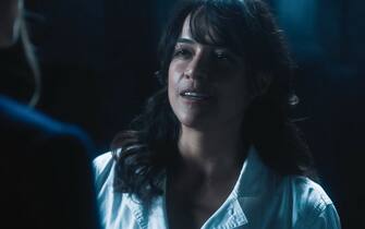 USA. Michelle Rodriguez in a scene from the (C)Universal Pictures new movie:  Fast X (2023).
Plot: Dom Toretto and his family are targeted by the vengeful son of drug kingpin Hernan Reyes.
 Ref: LMK110-J8797-240223
Supplied by LMKMEDIA. Editorial Only.
Landmark Media is not the copyright owner of these Film or TV stills but provides a service only for recognised Media outlets. pictures@lmkmedia.com