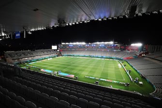 epa10754839 A view of the interior of Eden Park stadium, one of the venues of the FIFA Women's World Cup in Auckland, New Zealand, 19 July 2023. Australia and New Zealand will co-host the FIFA Women s World Cup beginning on 20 July to 20 August 2023.  EPA/HOW HWEE YOUNG