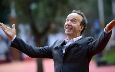 Italian director and actor Roberto Benigni arrives at the 11th annual Rome Film Festival, in Rome, Italy, 23 October 2016.  The festival  running from 13 to 23 October. ANSA/CLAUDIO ONORATI