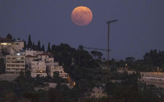 la superluna a Gerusalemme