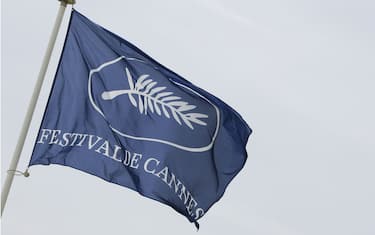 CANNES, FRANCE - MAY 17:  The Cannes official flag flies in the wind during the 59th International Cannes Film Festival May 17, 2006 in Cannes, France.  (Photo by Gareth Cattermole/Getty Images)